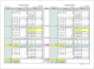 賃金別貸借対照表